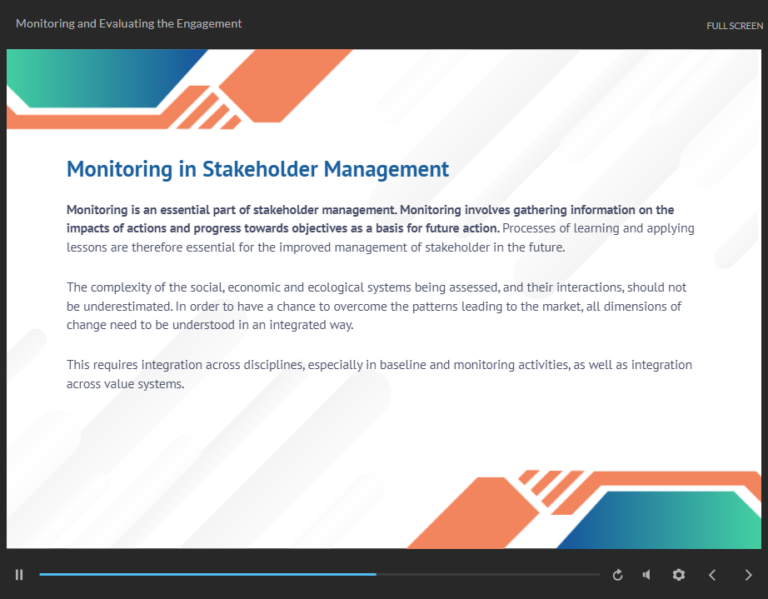 Managing Project Stakeholders